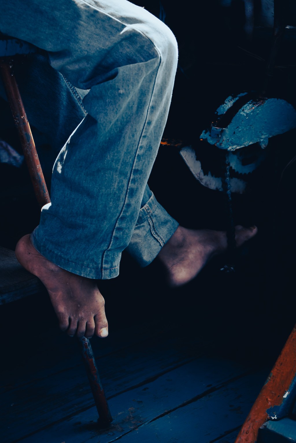 the boat captain’s&nbsp;shoes